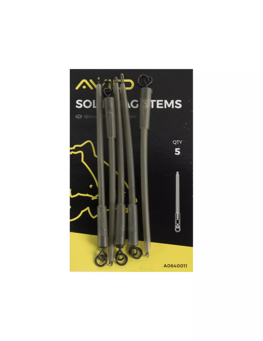 Avid Carp AVID OUTLINE SOLID BAG STEMS (5 PCS) 3 Avid Carp AVID OUTLINE SOLID BAG STEMS (5 PCS)