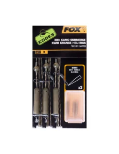 FOX EDGES CAMO SUBM HELI RIGS (3 PCS)
