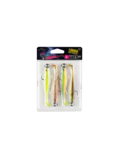 FOX RAGE SLICK SHAD UV LOADED (4 PCS)
