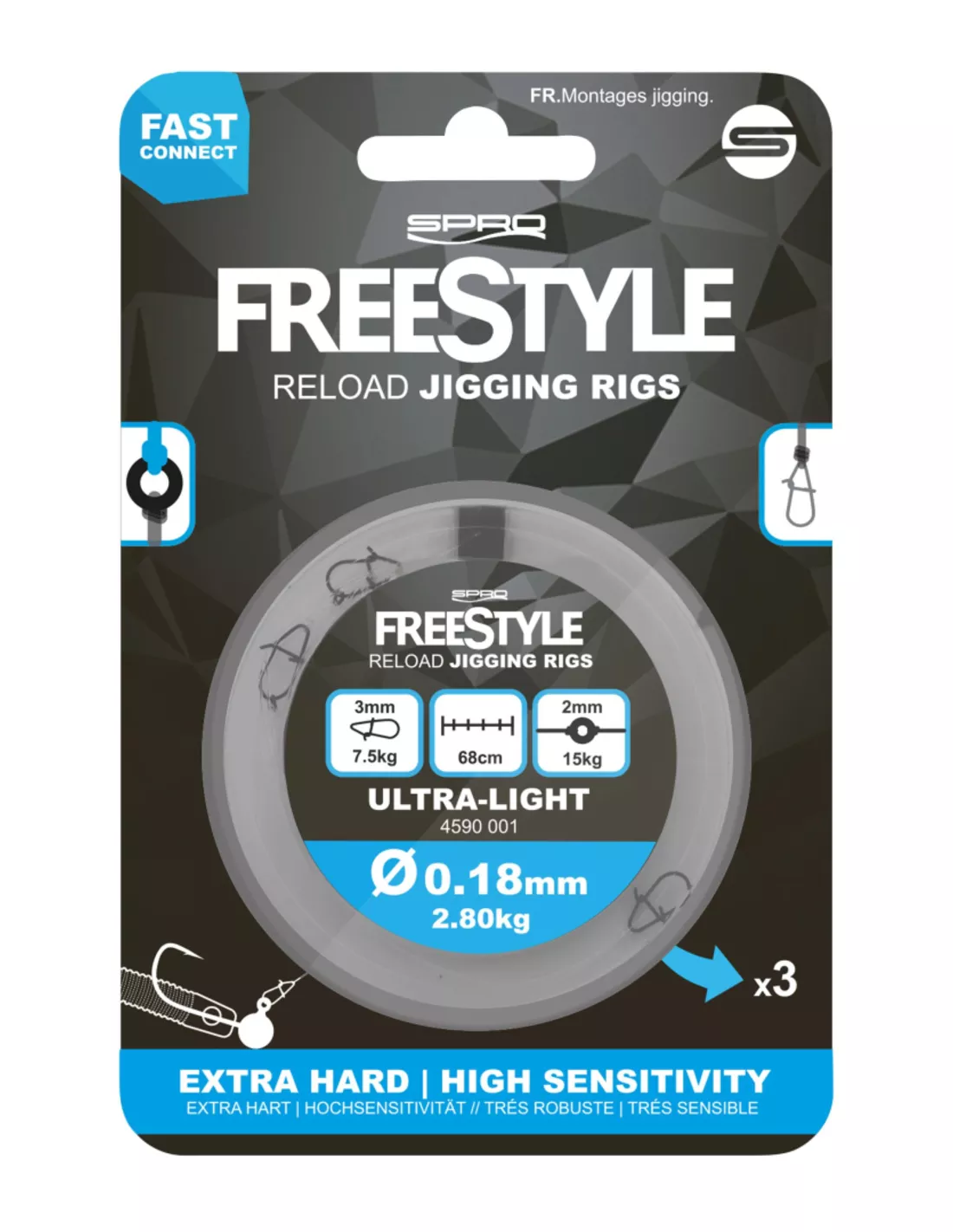 Spro FREESTYLE RELOAD JIG RIGS 3 Spro FREESTYLE RELOAD JIG RIGS