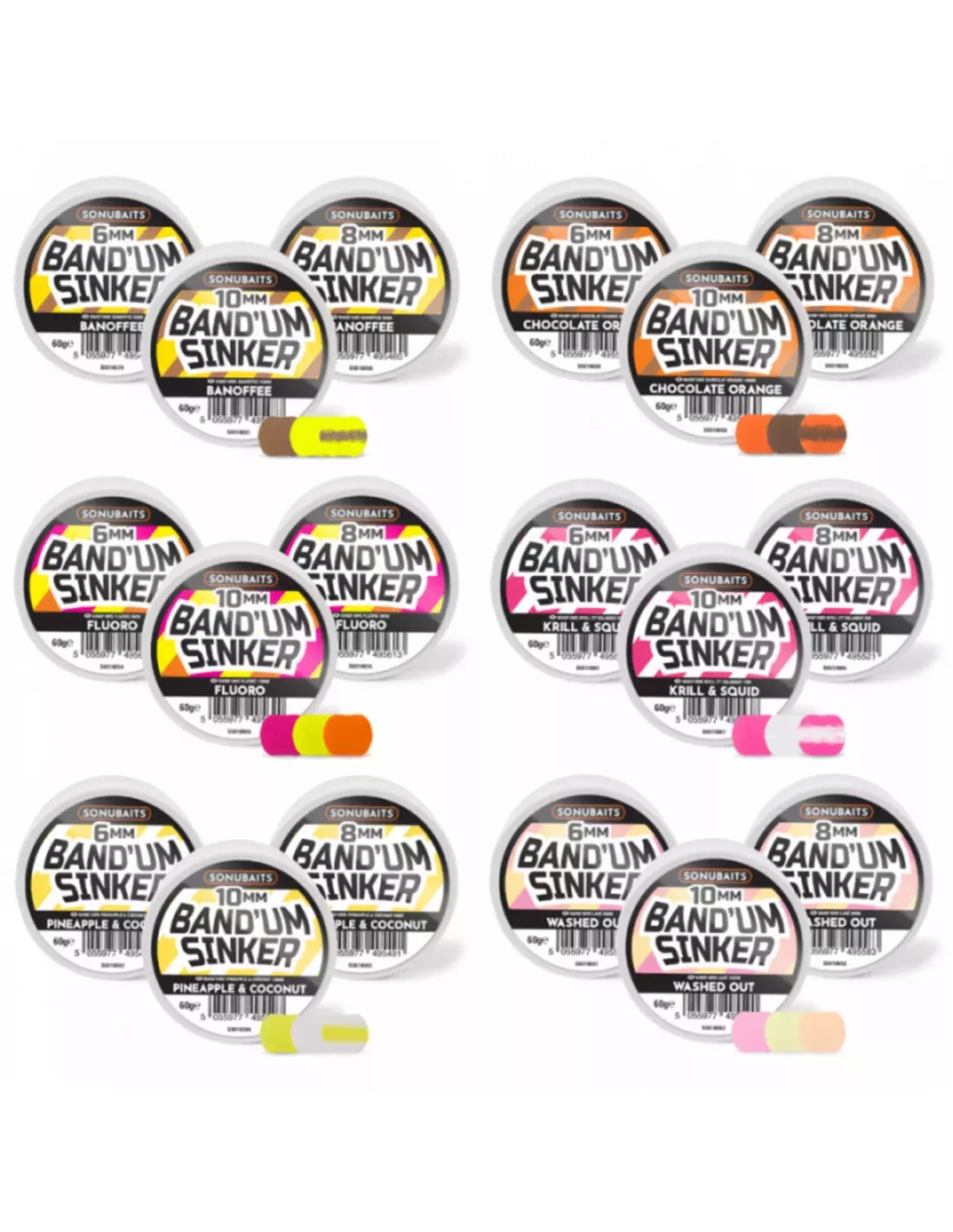 SONUBAITS BAND'UM SINKER 10MM 3 SONUBAITS BAND'UM SINKER 10MM