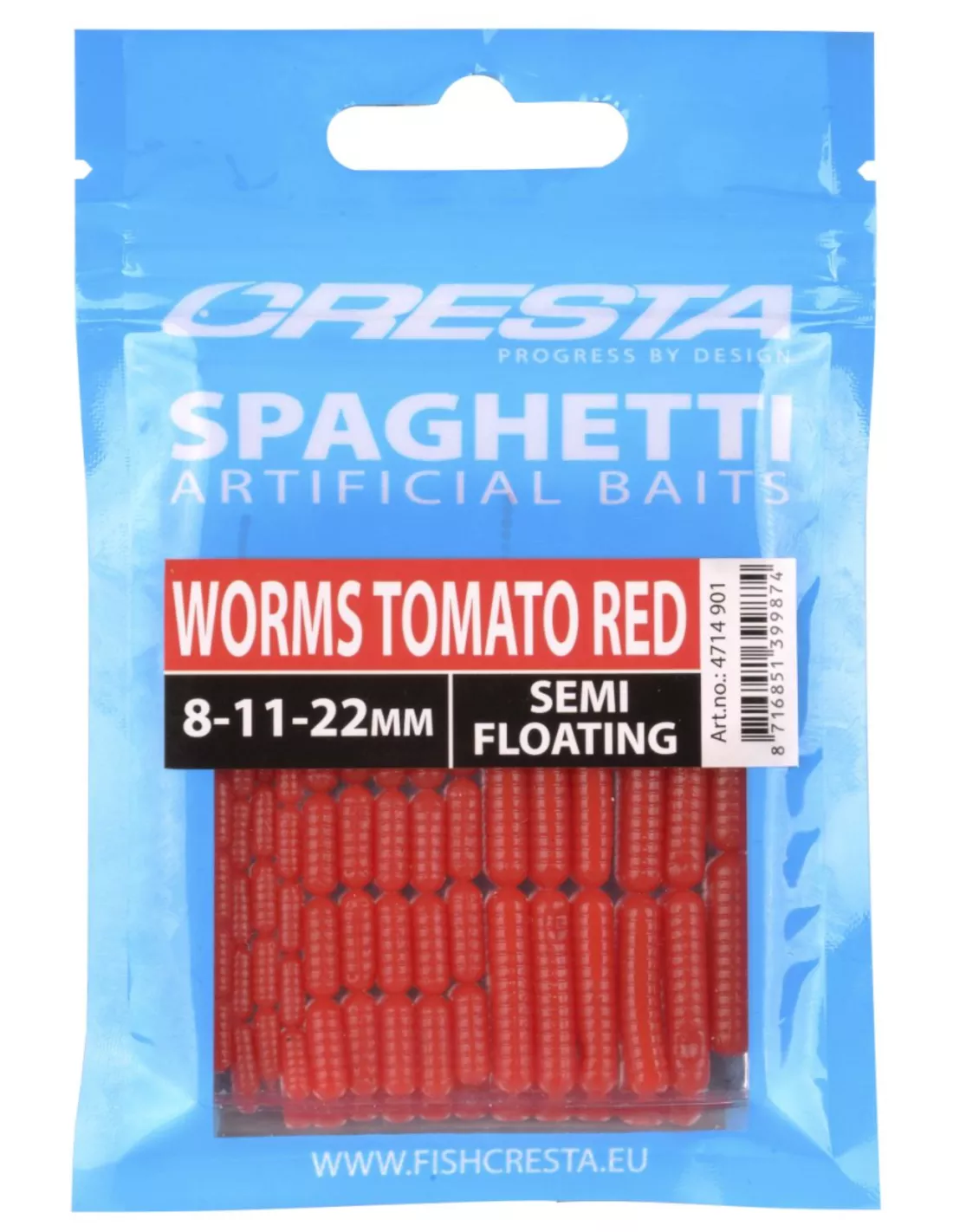 SPRO CRESTA SPAGHETTI WORMS (8,11,22 MM) 3 SPRO CRESTA SPAGHETTI WORMS (8,11,22 MM)